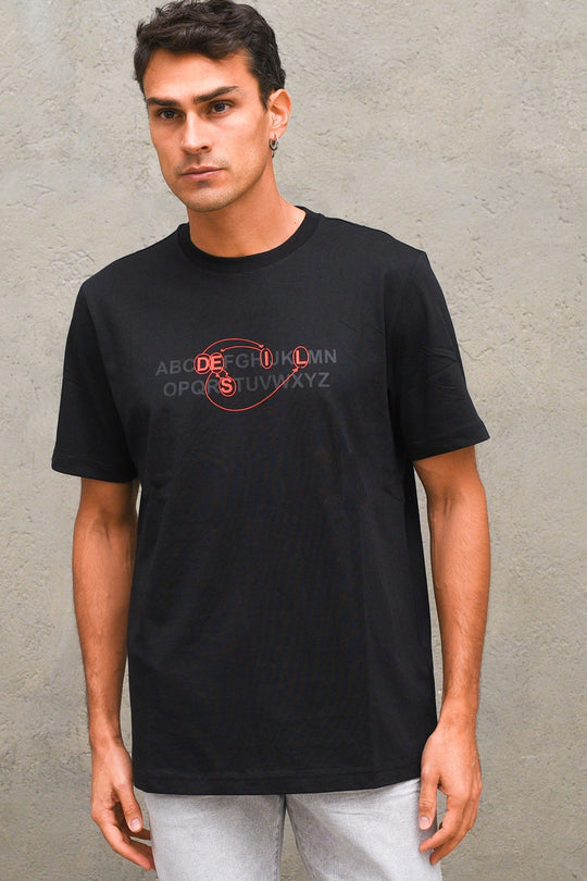 T-shirt T-Just-B76 - Black