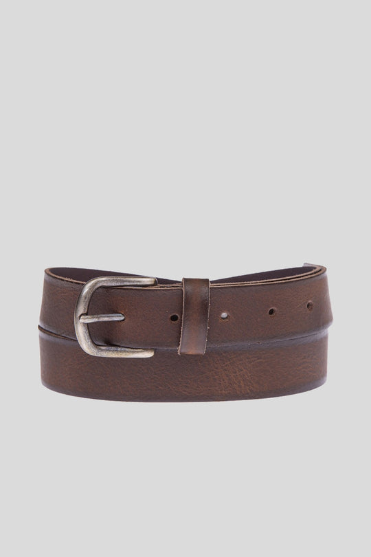 Cintura Liscia Spazzolata - Castagno