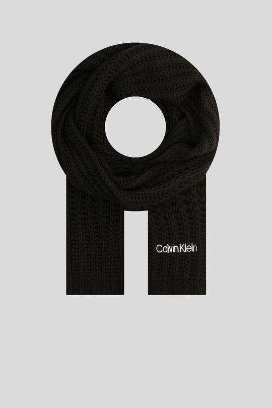 Sciarpa Oversized Knit 40X180 - Black