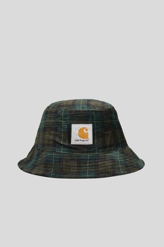 Cord Bucket Hat - Breck Check Pint/Grove
