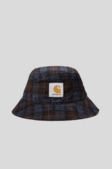 Cord Bucket Hat - Breck Check Print/Tobacco