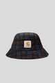 Cord Bucket Hat - Breck Check Print/Tobacco