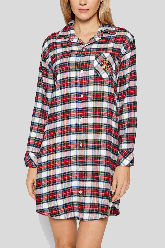 Brushed Twill His Shirt Sleepshirt - 790