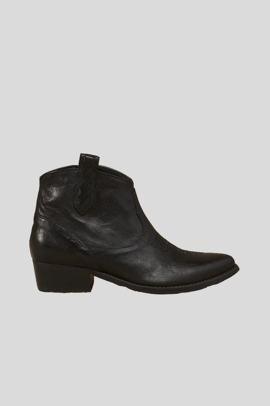 Texanino In Pelle - Nero