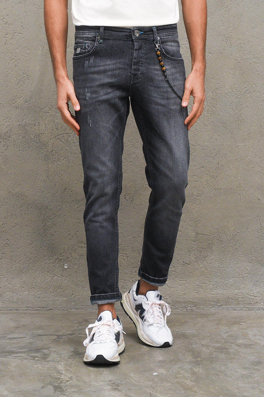 Jeans Fumo Campione - Grigio