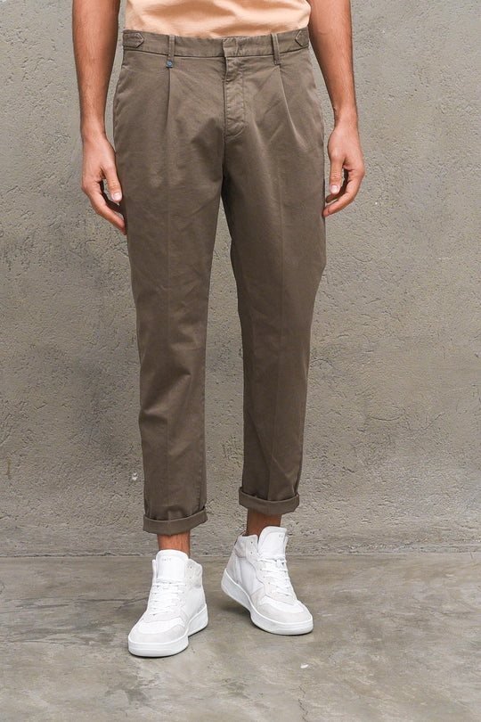 Pantalone Raso Pences - Fango