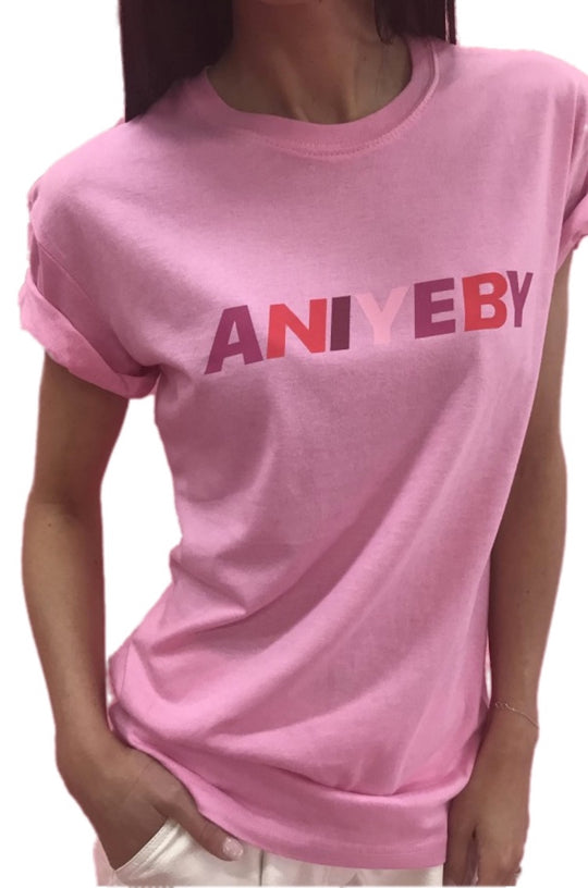 Rainbow T-shirt - Pink