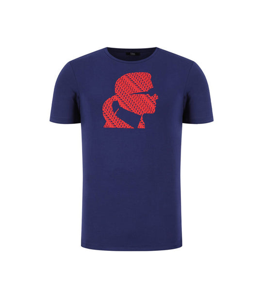 T-Shirt Graphic Font - Navy/Red
