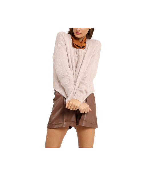 Twin Set In Maglia Cardigan e Canotta - Rosa