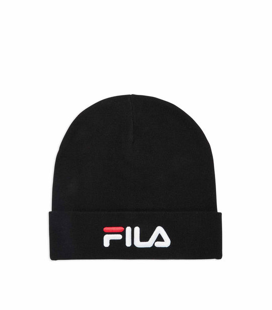 Unisex Slouchy Beanie Leniar Logo - Black