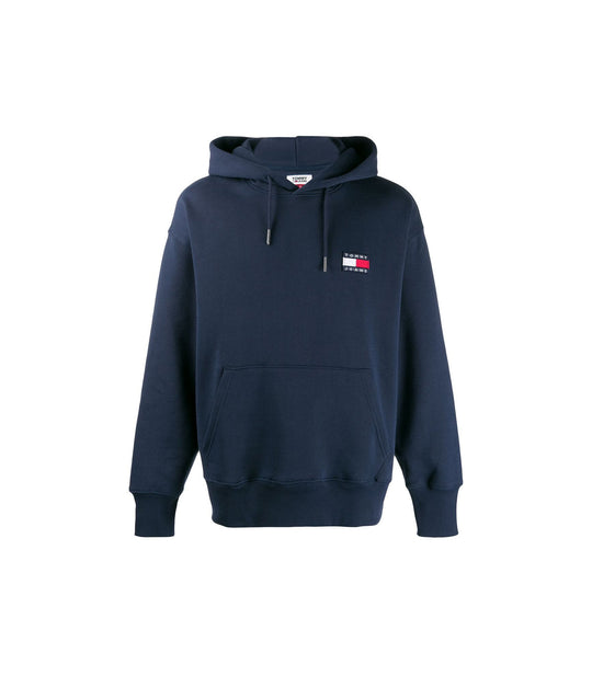 Tjm Tommy Badge Hoodie - Black Iris