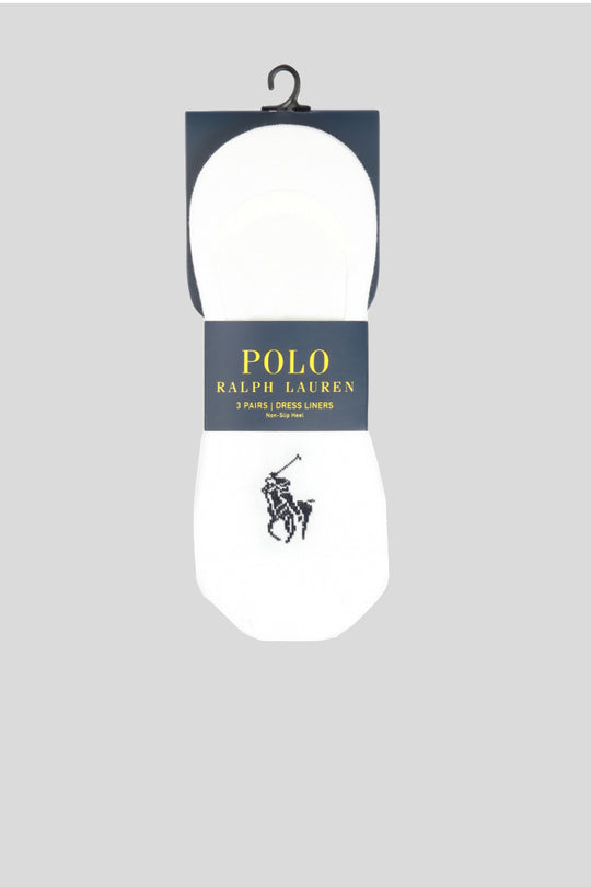 Lt Wt No Show 3 Pack - White