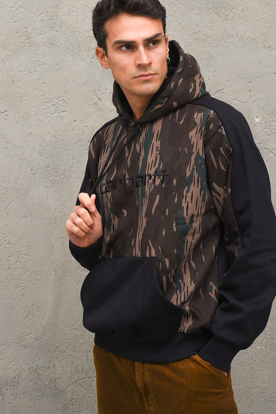 Hooded Tonare Sweat - Camo Unite/Black