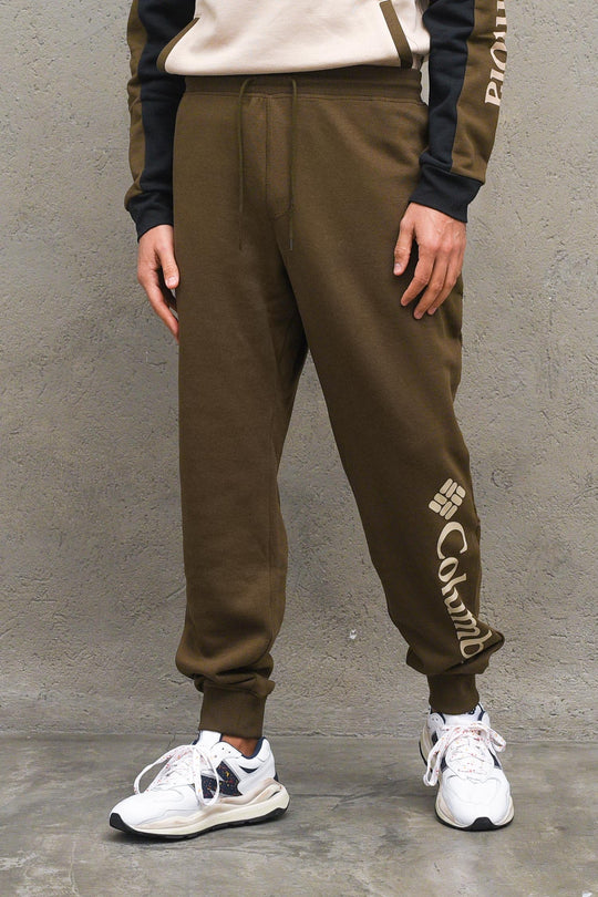 Pantaloni Jogger Logo Fleece - Olive Green