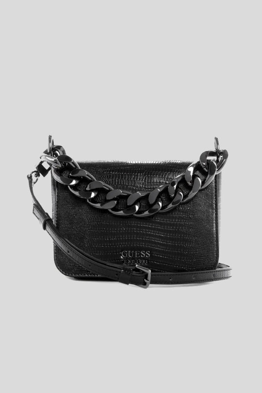 Tullia Top Handle Flap - Black