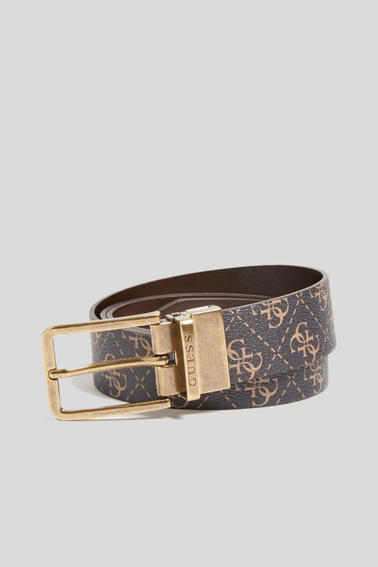 Vezzola Rev and Adjust Belt-Brown/Ochre