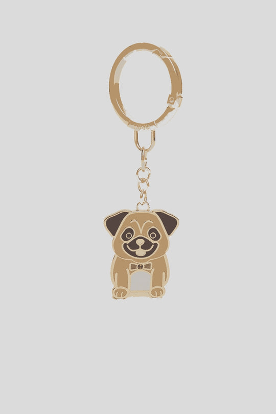 Key Ring Pug - Cappuccino