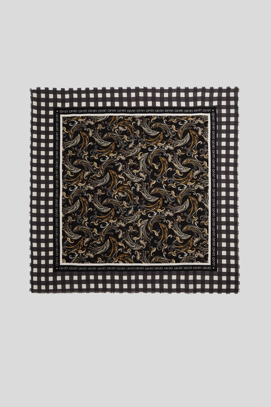Foulard Prints - Check Black