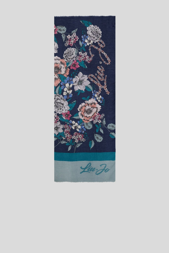 ECS Stola Flower 70X180 - Midnight