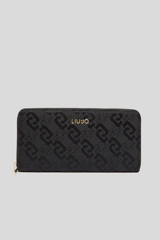 XL Zip Around - Nero