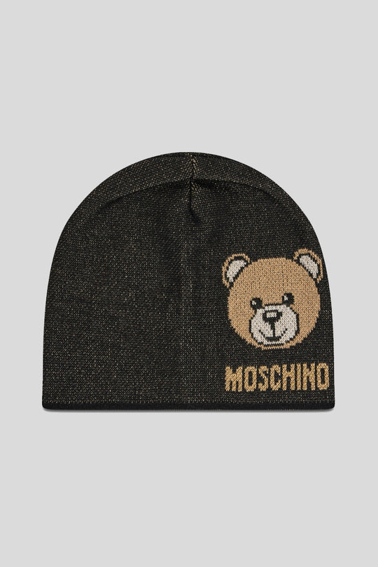 Berretto Stampa Logo - Nero