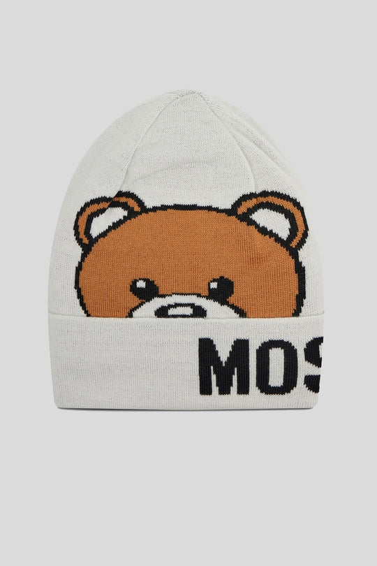 Berretto Stampa Logo - Bianco