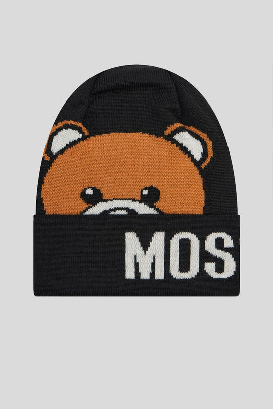 Berretto Stampa Logo - Nero