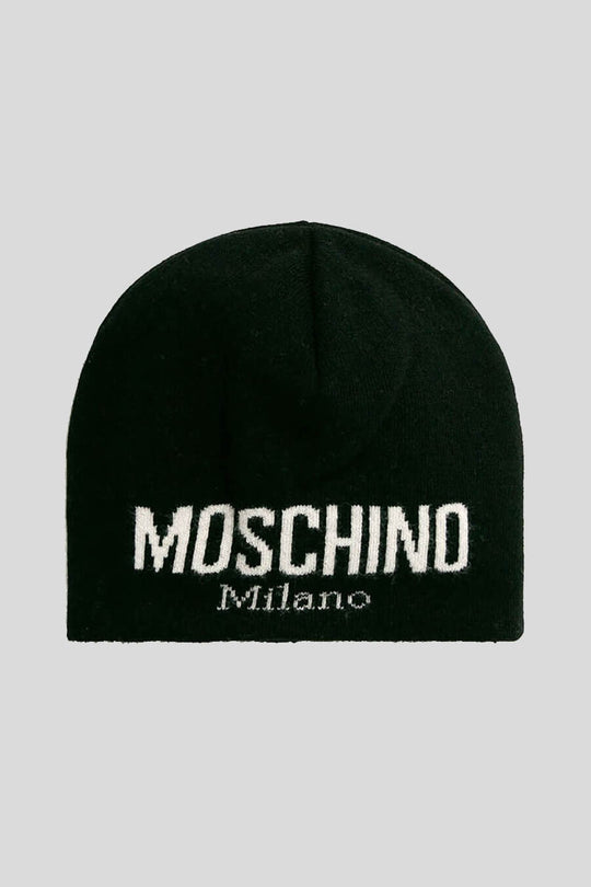 Berretto Uomo Logo - Nero