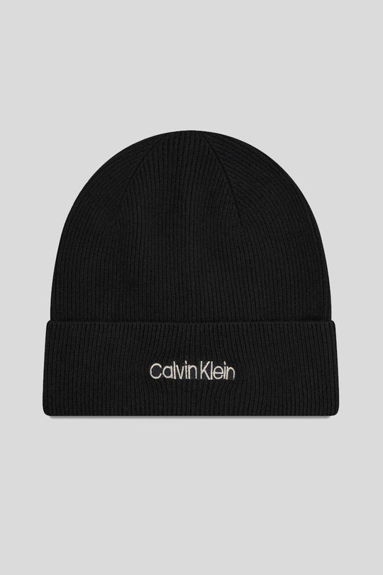 Essential Knit Beanie - Black