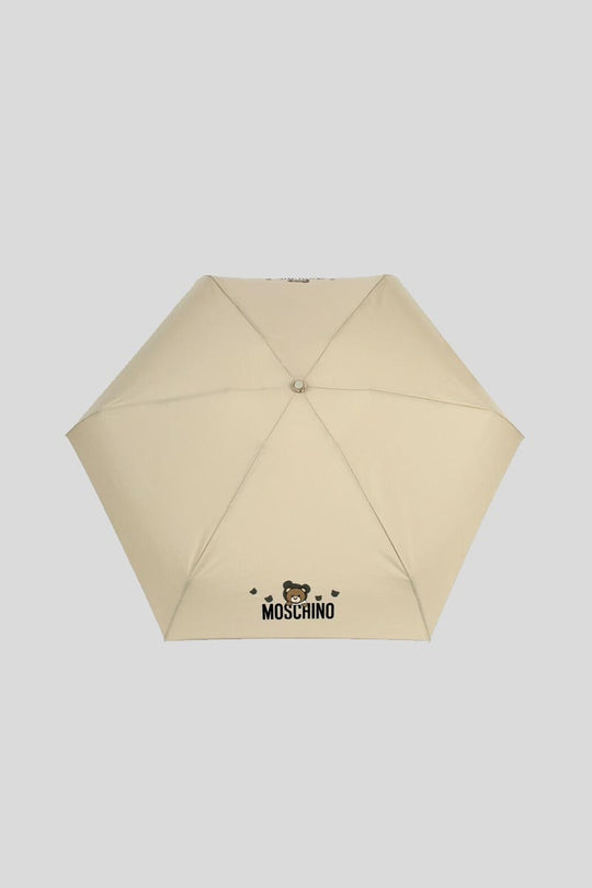 Ombrello Moschino "Shadow Bear" supermini - Beige