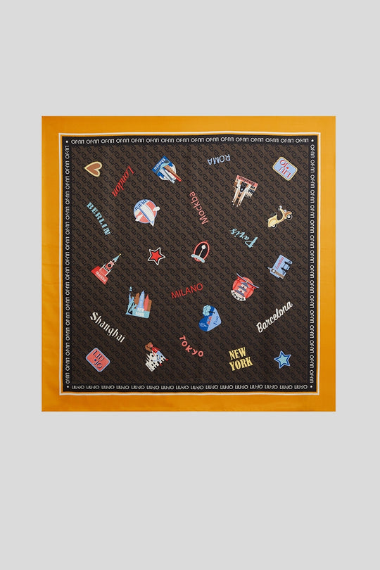 ECS Foulard 120x120 - Giallo Senape