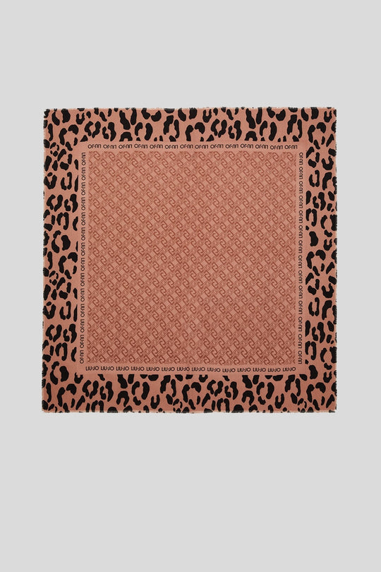 Foulard 120x120 Macromacula - Cameo Rose