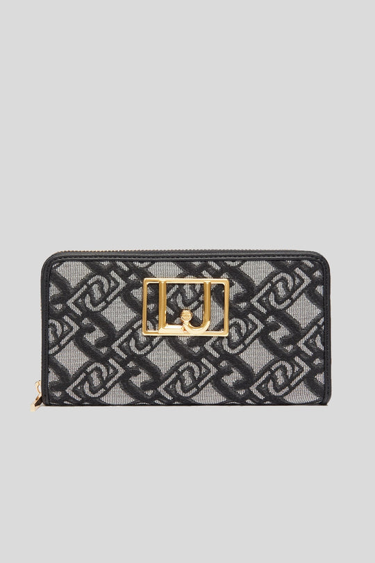 Xl Zip Around - Bone/Grape Juice