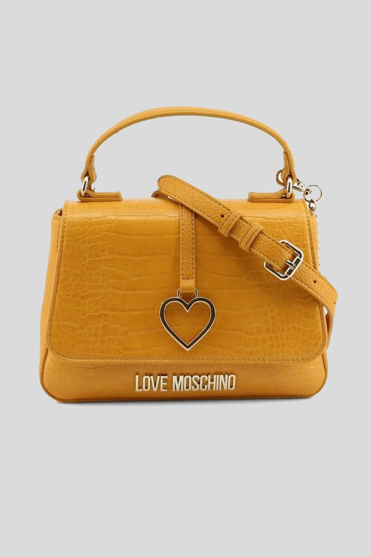 Borsa Pu St. Croco + Pu - Mostarda