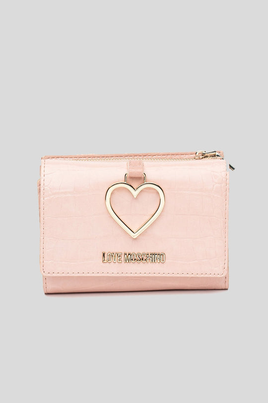 Portafoglio Pu St. Croco + Pu Rosa