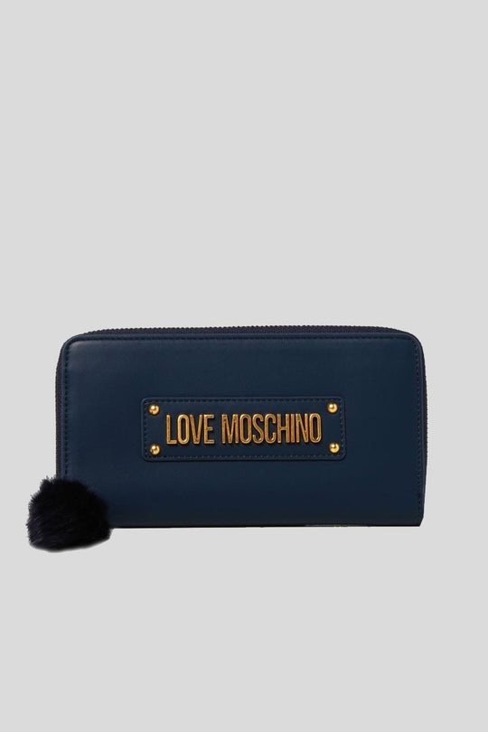 Portafogli Pu Navy - Blu