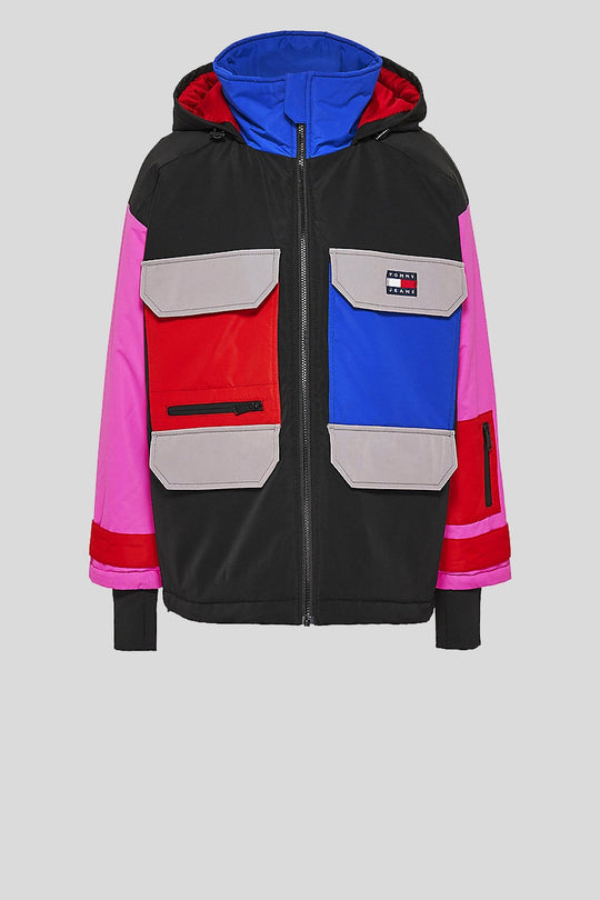 Tjm Colorblock Jacket - Vivid Fuxia Multi