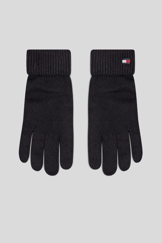Essential Knit Gloves - Black