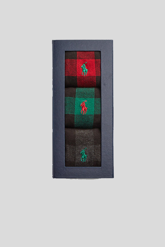 Buff Plad GB Crew Sock - Gift Box - Fantasia