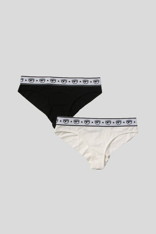 Bi-Pack Brazilian Brief - Black/White