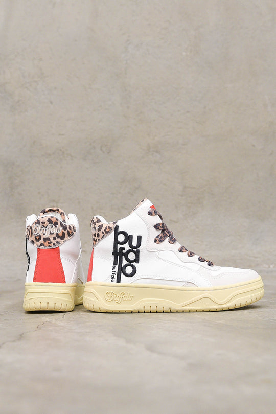 Match HI - Leopard/White Red