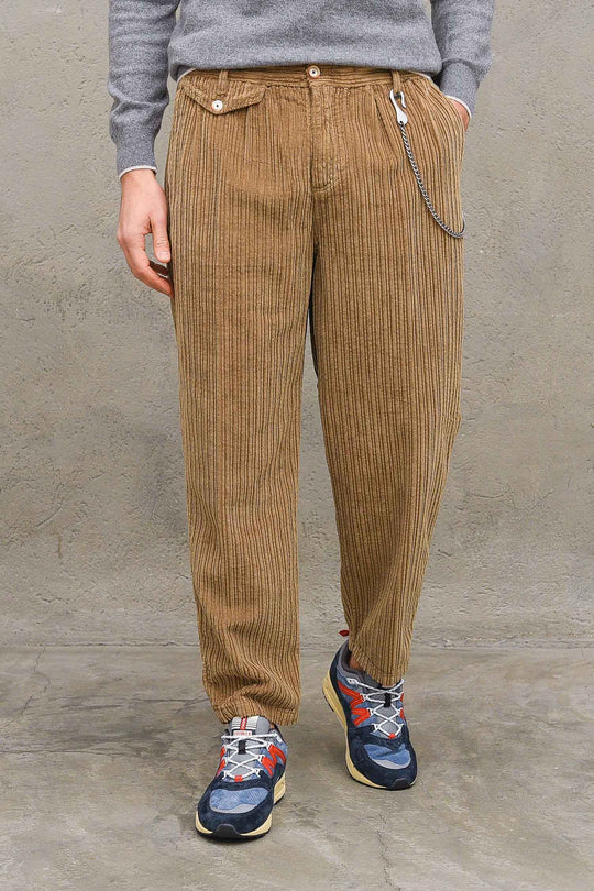 Pantalone Velluto - Cammello