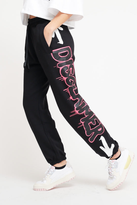 Pantalone in Felpa Donna - Nero