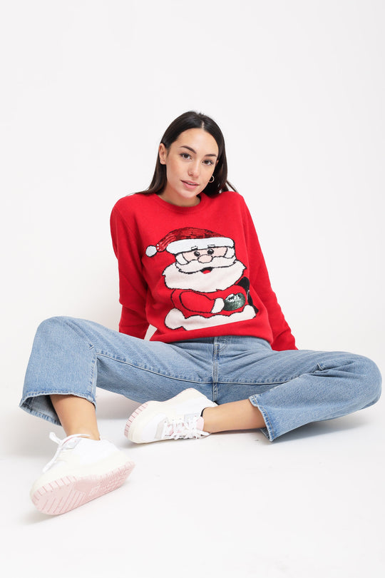 Knitwear Babbo Natale - Rosso