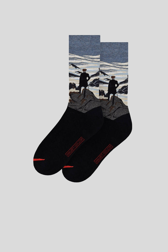Socks Wanderer Above The Sea Of Fog - Caspar David Friedrich