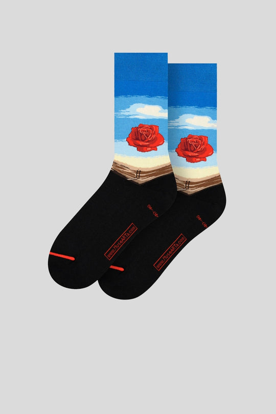 Socks Meditative Rose - Salvador Dalì