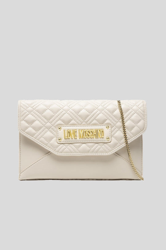Borsa Quilted Pu - Avorio