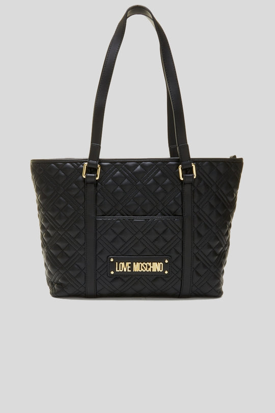 Borsa Quilted Pu - Nero