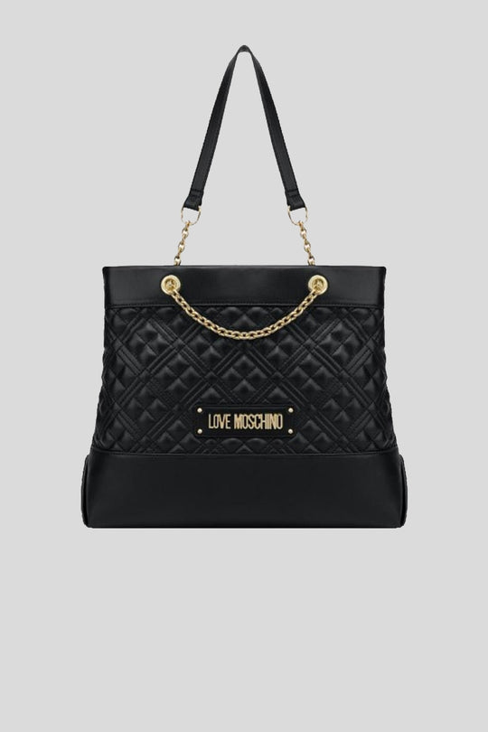 Borsa Quilted Pu - Nero
