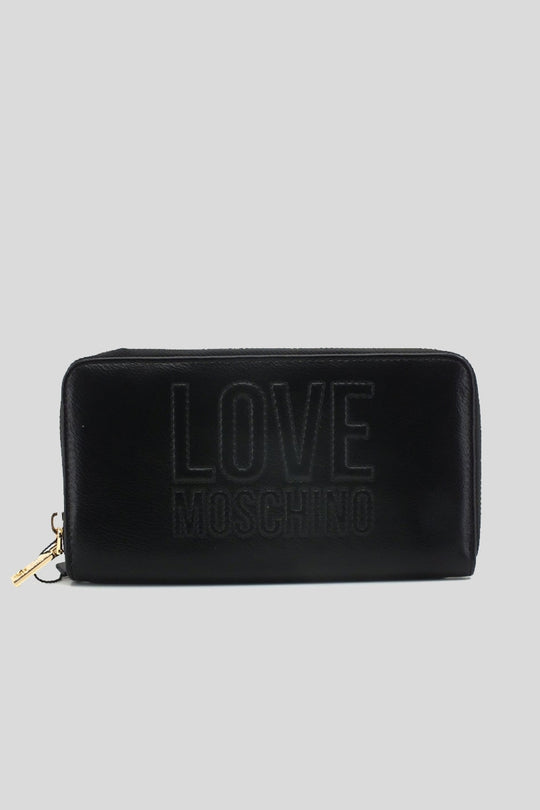 Portafoglio Pu Embossed - Nero